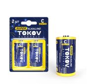 Элемент питания алкалиновый С/LR14 (блистер 2шт) TOKOV ELECTRIC TKE-ALS-LR14/B2