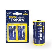 Элемент питания алкалиновый D/LR20 (блистер 2шт) TOKOV ELECTRIC TKE-ALS-LR20/B2