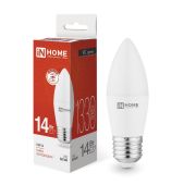 Лампа светодиодная LED-СВЕЧА-VC 14Вт E27 4000К 1330лм IN HOME 4690612047744