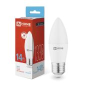 Лампа светодиодная LED-СВЕЧА-VC 14Вт E27 6500К 1330лм IN HOME 4690612047751