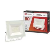 Прожектор светодиодный СДО-7 50Вт 6500К IP65 4500лм 230В бел. IN HOME 4690612034706