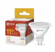 Лампа светодиодная LED-JCDR-VC 11Вт рефлектор 3000К тепл. бел. GU5.3 990лм 230В IN HOME 4690612020341