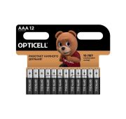 Элемент питания алкалиновый AAA/LR03 (блист. 12шт) Basic Opticell 5051011