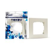 Рамка 1-м Pixel беж. TOKOV ELECTRIC TKE-PX-RM1-C02
