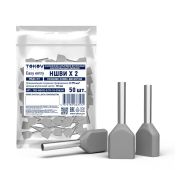 Наконечник штыревой втулочный изолированный двойн. НШВИ(2) 0.75-10 TOKOV ELECTRIC TKE-NSVI2-0.75-10-C06/50