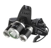Фонарь аккумуляторный налобный GA-809 8Вт 3SMD CREE High Power Headlamp алюм. Эра Б0056111