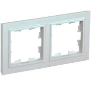 Рамка 2-м BRITE РУ-2-БрЖ жемчуж. IEK BR-M22-K36