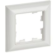 Рамка 1-м BRITE РУ-1-Бр бел./бел. IEK BR-M12-12-K01