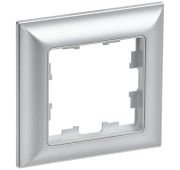 Рамка 1-м BRITE РУ-1-Бр алюм./алюм. IEK BR-M12-12-K47