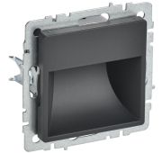 Подсветка светодиодная BRITE встраив. ПЛ20-БрГ механизм графит IEK BR-FL20-K53