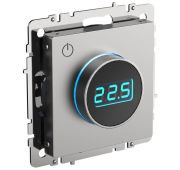 Термостат электронный с индик. BRITE СП IP20 ТС10-1-БрС механизм сталь IEK BR-RT11-K46
