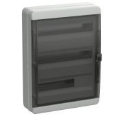 Корпус пластиковый КМПн-54 IP65 черн. прозр. дверь TEKFOR IEK TF5-KP72-N-54-65-K03-K02
