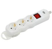 Колодка удлинителя 3-мест. с заземл. с выкл. РПр03В IEK WYP10-D-KP-16-03-ZKS-K01