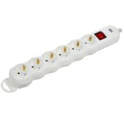 Колодка удлинителя 6-мест. с заземл. с выкл. РПр06В IEK WYP10-D-KP-16-06-ZKS-K01