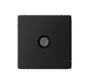 Розетка телевизионная оконечная TV ArtGallery 1дБ механизм карбон SE GAL001091