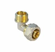 Угольник обжимной с переходом на НР 20х1/2дюйм (200/10) К VALFEX VF.353.N.020012