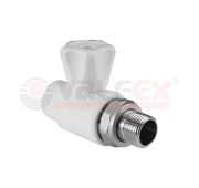 Кран шаровой для радиатора прямой 25х1/2дюйм (50/10) VALFEX 10149125