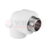 Угольник переходной с наружной резьбой 25х3/4дюйм (75/15) VALFEX 10126025