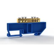 Шина нулевая на DIN-изоляторе 6х9мм 6 отвер. латунь TOKOV ELECTRIC TKE-BCB-69-6-DIN/N