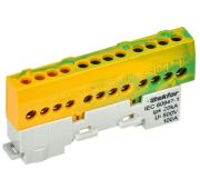 Шина PE «земля» изол на универс. держ. 6х9-12-ЖЗ TEKFOR IEK TF-NN10-12-KL-K52