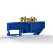 Шина нулевая на DIN-изоляторе 6х9мм 4 отвер. латунь TOKOV ELECTRIC TKE-BCB-69-4-DIN/N