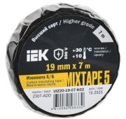Изолента Х/Б 19мм 7м MIXTAPE 5 IEK UIZ20-19-07-K02