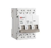 Выключатель автоматический 3п D 20А 4.5кА ВА 47-63N PROxima EKF M634320D