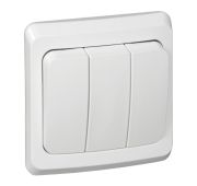 Выключатель 3-кл. СП Этюд 10А IP20 бел. SE BC10-003B