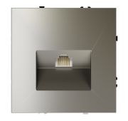 Розетка компьютерная встраиваемая VOLTUM S70 RJ45 кат.6, (шелк)