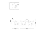 Настенный светильник (бра) Freya FR5262WL-02BS
