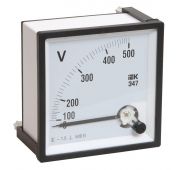 Вольтметр Э47 72х72мм 500В кл. точн. 1.5 IEK IPV10-6-0500-E
