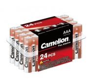 Элемент питания алкалиновый AAA/LR03 1.5В Plus Alkaline LR03-PB24 (уп.24шт) Camelion 7615