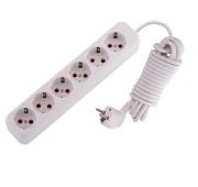 Удлинитель 6х5м с заземл. 16А IP20 Lila LEZARD 720-0605-601