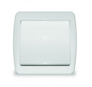 Выключатель 1-кл. ОП Клио 10А IP44 бел. UNIVersal К2221