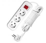 Удлинитель 3х5м с заземл. 13А IP20 S-303 ПВС 3х1 с выкл. UNIVersal 9631987