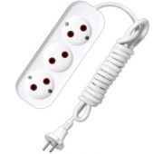 Удлинитель 3х2м без заземл. 6А IP20 У6-639М ПВС 2х0.75 UNIVersal 639М-02