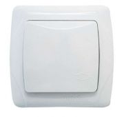 Розетка 1-м СП Маргарита 16А IP20 с заземл. с крышкой бел. UNIVersal М0029