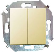 Выключатель 2-кл. СП Simon 15 16А IP20 винтов. зажим механизм сл. кость Simon 1591398-031