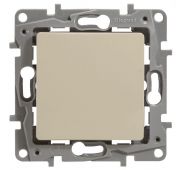 Переключатель 1-кл. СП Etika 10А IP20 250В 10AX безвинтов. зажимы механизм сл. кость Leg 672305