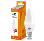 Лампа светодиодная ECO C35 7Вт свеча 3000К E14 230В IEK LLE-C35-7-230-30-E14