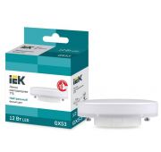 Лампа светодиодная Eco 12Вт T75 таблетка 4000К нейтр. бел. GX53 230В IEK LLE-T80-12-230-40-GX53