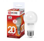 Лампа светодиодная LED-A60-VC 20Вт грушевидная 6500К холод. бел. E27 1900лм 230В IN HOME 4690612020310