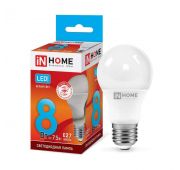 Лампа светодиодная LED-A60-VC 8Вт грушевидная 4000К нейтр. бел. E27 760лм 230В IN HOME 4690612024028