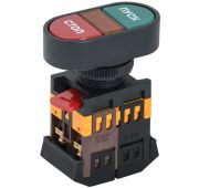 Кнопка APBB-22N «Пуск-Стоп» d22мм 1з+1р 240В неон IEK BBD11-APBB-K51