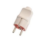 Вилка Accessories с заземл. UPS бел. LEZARD 715-0501-605