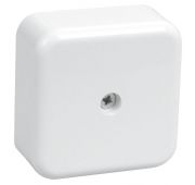 Коробка распаячная ОП 50х50х20 IP20 КМ41206-01 (4 клем. 3кв.мм) бел. IEK UKO10-050-050-020-K01