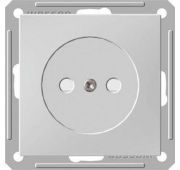 Розетка 1-м СП W59 16А IP20 без заземл. защ. шторки механизм бел. SE RS16-151-1-86