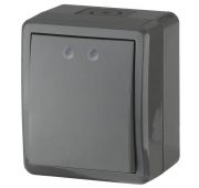 Выключатель 1-кл. ОП Эра Эксперт 10А IP54 11-1401-03 250В 10AX сер. Эра Б0020670