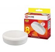 Лампа светодиодная LED-GX53-VC 8Вт таблетка 3000К тепл. бел. GX53 760лм 230В IN HOME 4690612020723