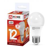Лампа светодиодная LED-A60-VC 12Вт грушевидная 6500К холод. бел. E27 1140лм 230В IN HOME 4690612020259